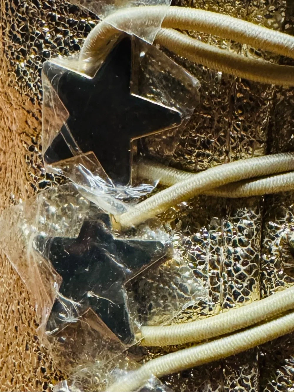 Katy Perry Gold Starry Sneakers (New in Box-Size 1)